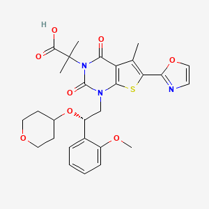 molecular formula C₂₈H₃₁N₃O₈S B1150415 菲索考他 S 对映体 