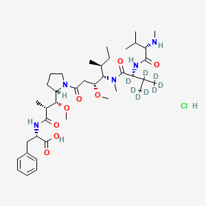 molecular formula C39H66ClN5O8 B1150416 D8-MMAF hydrochloride 