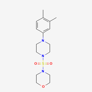 4-{[4-(3,4-Dimethylphenyl)piperazin-1-yl]sulfonyl}morpholine