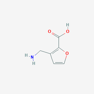 molecular formula C6H7NO3 B11504181 3-(Aminomethyl)furan-2-carboxylic acid 