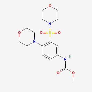 Methyl [4-(morpholin-4-yl)-3-(morpholin-4-ylsulfonyl)phenyl]carbamate