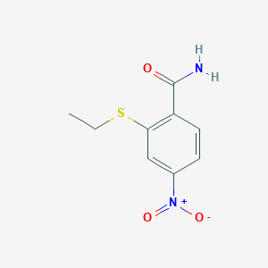 2-(Ethylsulfanyl)-4-nitrobenzamide