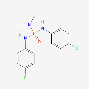 {Bis[(4-chlorophenyl)amino]phosphoryl}dimethylamine