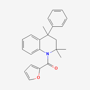 Furan-2-yl-(2,2,4-trimethyl-4-phenyl-3,4-dihydro-2H-quinolin-1-yl)-methanone