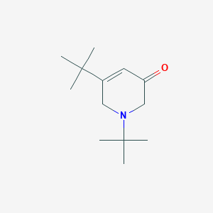 molecular formula C13H23NO B11504728 2H-Pyridin-3-one, 1,5-di-tert-butyl-1,6-dihydro- 