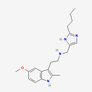 N-[(2-butyl-1H-imidazol-4-yl)methyl]-2-(5-methoxy-2-methyl-1H-indol-3-yl)ethanamine