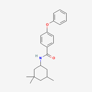 4-phenoxy-N-(3,3,5-trimethylcyclohexyl)benzamide