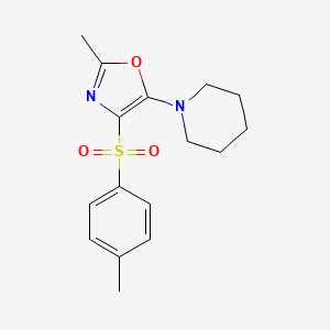 1-[2-Methyl-4-(toluene-4-sulfonyl)-oxazol-5-yl]-piperidine