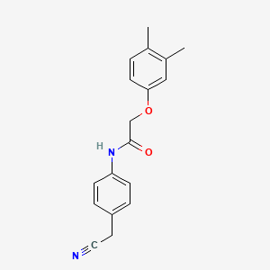 N-[4-(cyanomethyl)phenyl]-2-(3,4-dimethylphenoxy)acetamide