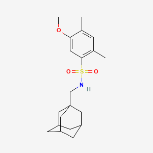 Benzenesulfonamide, N-(adamantan-1-yl)methyl-5-methoxy-2,4-dimethyl-