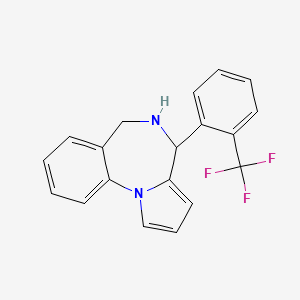 4-[2-(trifluoromethyl)phenyl]-5,6-dihydro-4H-pyrrolo[1,2-a][1,4]benzodiazepine