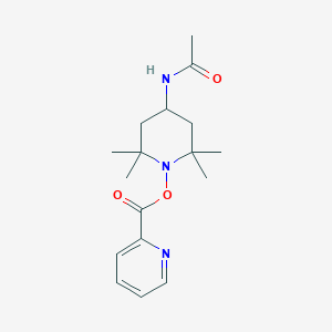 (4-acetamido-2,2,6,6-tetramethylpiperidin-1-yl) pyridine-2-carboxylate