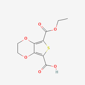 7-(Ethoxycarbonyl)-2,3-dihydrothieno[3,4-b][1,4]dioxine-5-carboxylic acid