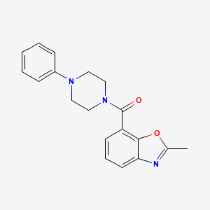 (2-Methylbenzooxazol-7-yl)(4-phenylpiperazin-1-yl)methanone