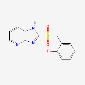 2-[(2-fluorobenzyl)sulfonyl]-3H-imidazo[4,5-b]pyridine