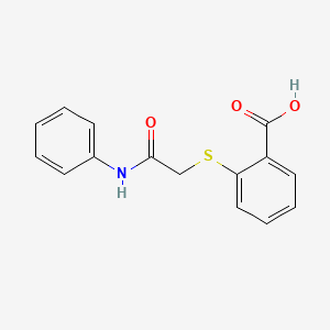 2-{[(Phenylcarbamoyl)methyl]sulfanyl}benzoic acid