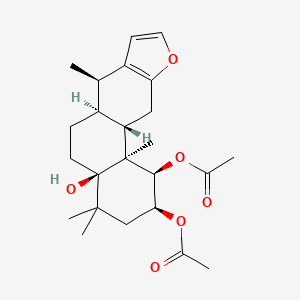 molecular formula C24H34O6 B1150585 14-脱氧-ε-决明子素 CAS No. 279683-46-4
