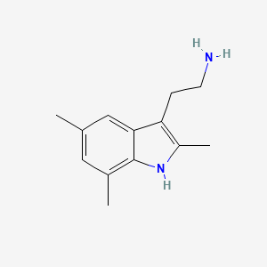 2-(2,5,7-trimethyl-1H-indol-3-yl)ethanamine