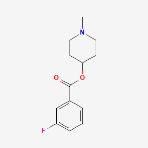 1-Methylpiperidin-4-yl 3-fluorobenzoate