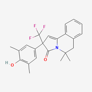 2-(4-hydroxy-3,5-dimethylphenyl)-5,5-dimethyl-2-(trifluoromethyl)-5,6-dihydropyrrolo[2,1-a]isoquinolin-3(2H)-one