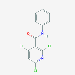 molecular formula C12H7Cl3N2O B11506453 2,4,6-trichloro-N-phenylpyridine-3-carboxamide 