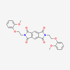 2,6-bis[2-(2-methoxyphenoxy)ethyl]pyrrolo[3,4-f]isoindole-1,3,5,7(2H,6H)-tetraone