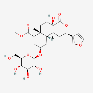 molecular formula C27H36O12 B1150658 Tinospinoside C CAS No. 1383977-51-2