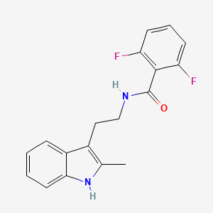 2,6-difluoro-N-[2-(2-methyl-1H-indol-3-yl)ethyl]benzamide