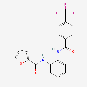 Furan-2-carboxylic acid [2-(4-trifluoromethylbenzoylamino)phenyl]amide