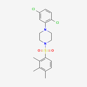 1-(2,5-Dichlorophenyl)-4-[(2,3,4-trimethylphenyl)sulfonyl]piperazine