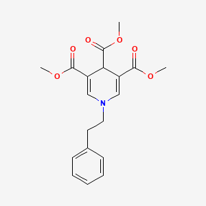 Trimethyl 1-(2-phenylethyl)-1,4-dihydropyridine-3,4,5-tricarboxylate