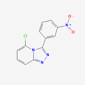 5-Chloro-3-(3-nitrophenyl)[1,2,4]triazolo[4,3-a]pyridine