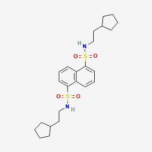 N,N'-bis(2-cyclopentylethyl)naphthalene-1,5-disulfonamide