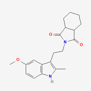 Hexahydroisoindole-1,3-dione, 2-[2-(5-methoxy-2-methyl-1H-indol-3-yl)ethyl]-