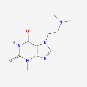 7-[2-(dimethylamino)ethyl]-3-methyl-3,7-dihydro-1H-purine-2,6-dione