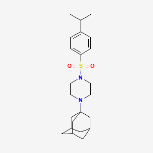 1-(Adamantan-1-YL)-4-[4-(propan-2-YL)benzenesulfonyl]piperazine