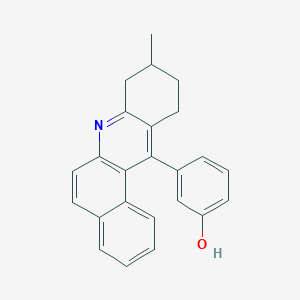 3-(9-Methyl-8,9,10,11-tetrahydrobenzo[a]acridin-12-yl)phenol