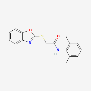 2-(1,3-Benzoxazol-2-ylsulfanyl)-N-(2,6-dimethylphenyl)acetamide