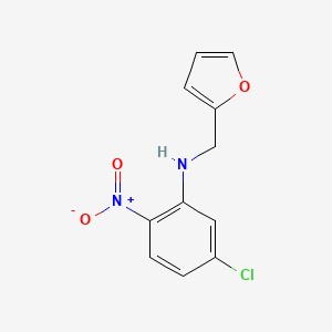 (5-Chloro-2-nitrophenyl)(2-furylmethyl)amine