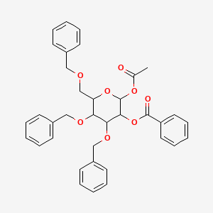 1-O-Acetyl-2-O-benzoyl-3,4,6-O-tribenzyl-D-galactopyranoside