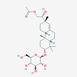 molecular formula C28H46O9 B1150774 ヒチエモシドA CAS No. 853267-91-1