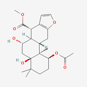 molecular formula C23H32O7 B1150779 Bonducellpin C CAS No. 197781-84-3