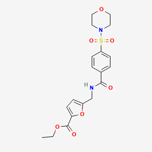 Ethyl 5-[({[4-(morpholin-4-ylsulfonyl)phenyl]carbonyl}amino)methyl]furan-2-carboxylate