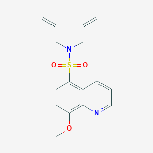 8-methoxy-N,N-di(prop-2-en-1-yl)quinoline-5-sulfonamide