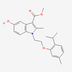 methyl 5-hydroxy-2-methyl-1-{2-[5-methyl-2-(propan-2-yl)phenoxy]ethyl}-1H-indole-3-carboxylate