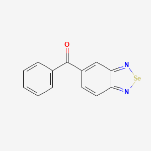 molecular formula C13H8N2OSe B11507986 2,1,3-Benzoselenadiazol-5-yl(phenyl)methanone 