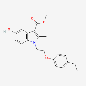 Methyl 1-[2-(4-ethylphenoxy)ethyl]-5-hydroxy-2-methyl-1H-indole-3-carboxylate