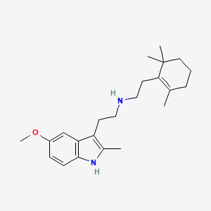 N-[2-(5-Methoxy-2-methyl-1H-indol-3-yl)ethyl]-N-[2-(2,6,6-trimethyl-1-cyclohexenyl)ethyl]amine