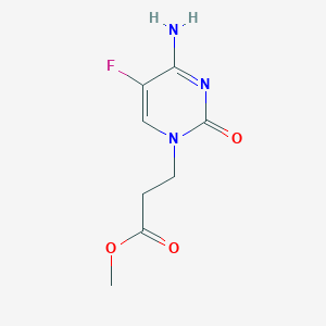 3-(4-Amino-5-fluoro-2-oxo-2H-pyrimidin-1-yl)-propionic acid methyl ester