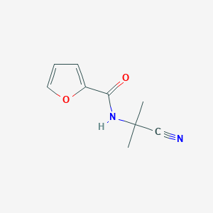 molecular formula C9H10N2O2 B11508162 N-(2-cyanopropan-2-yl)furan-2-carboxamide 